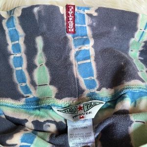 Tie dye hard tail boot cut flare legging